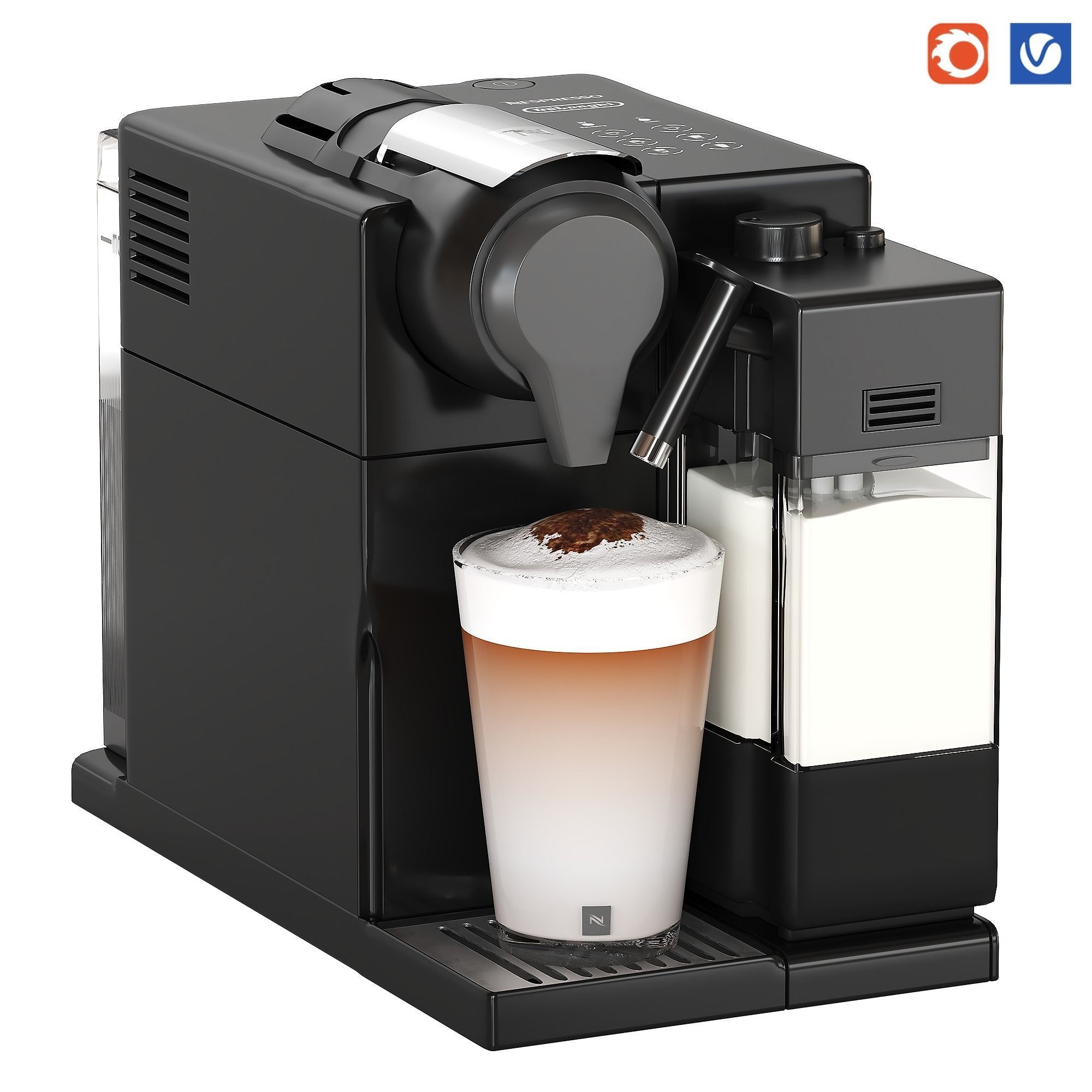 Nespresso Machines EN560W 3D model_1