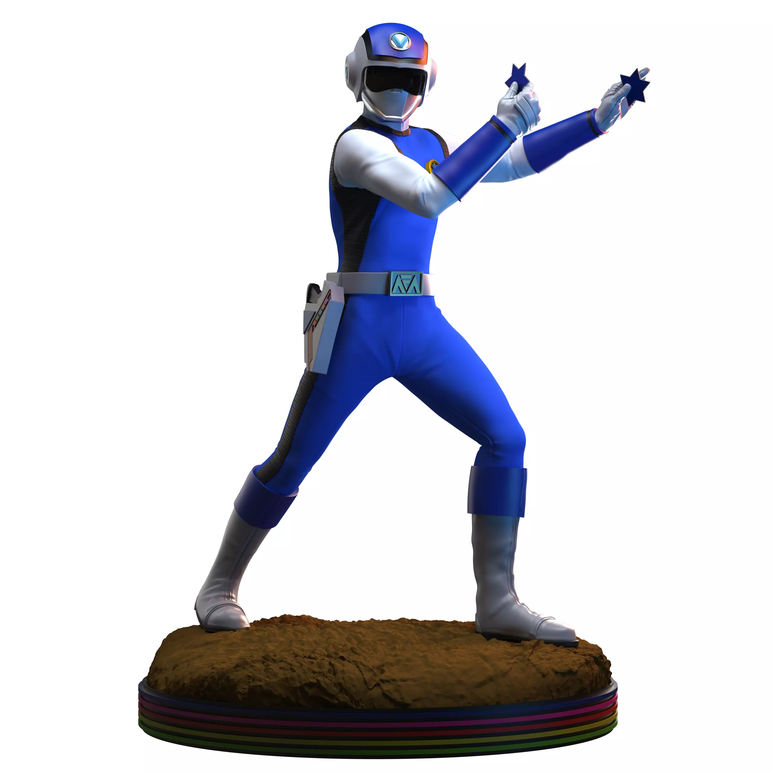 Chounshinsei Flashman - Blue Flash 3D print model