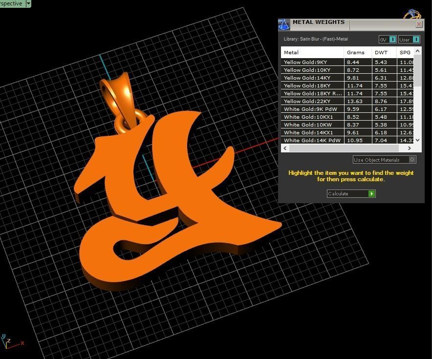 Pendant Y-y1 3D print model_7