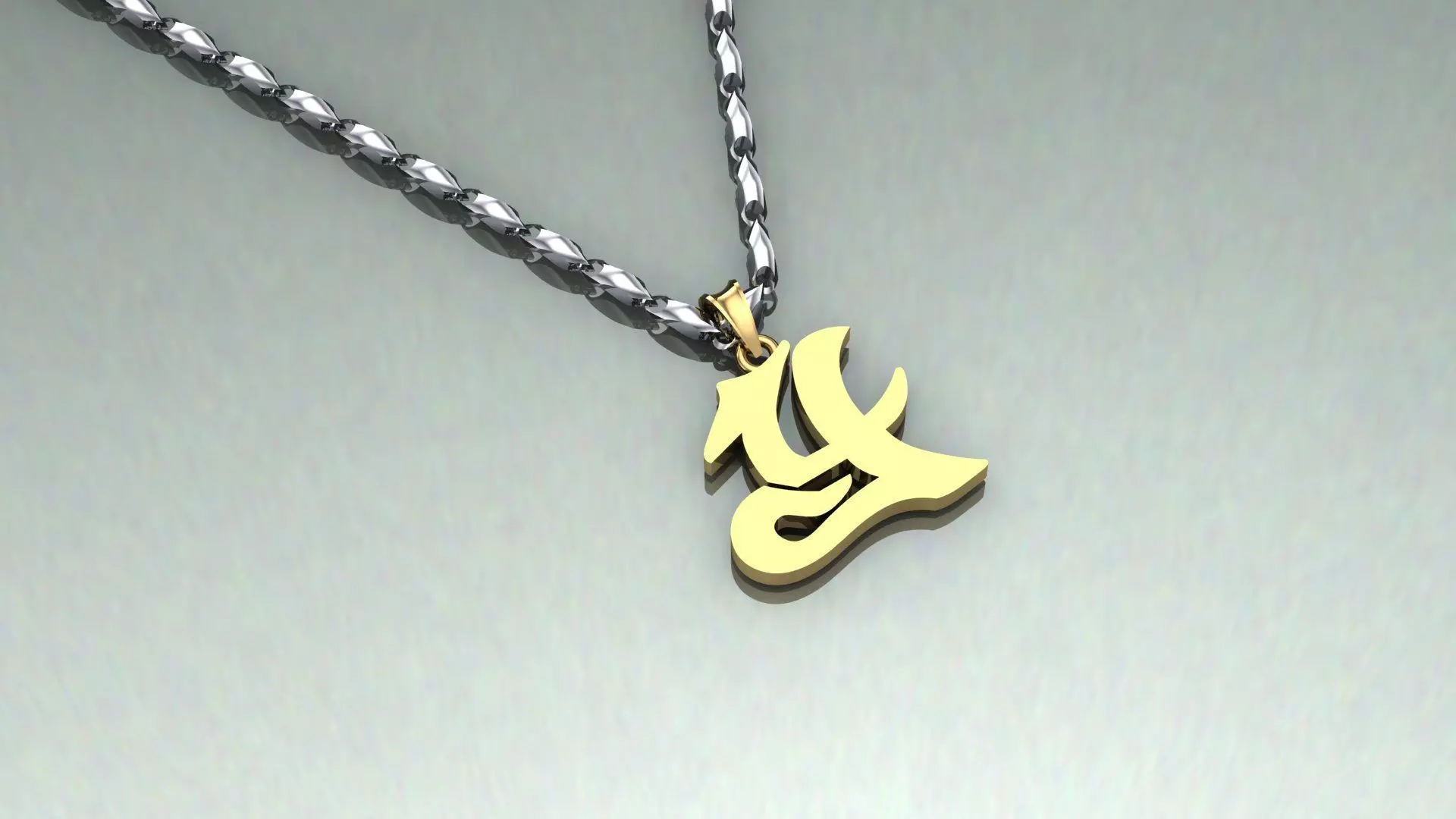 Pendant Y-y1 3D print model_0