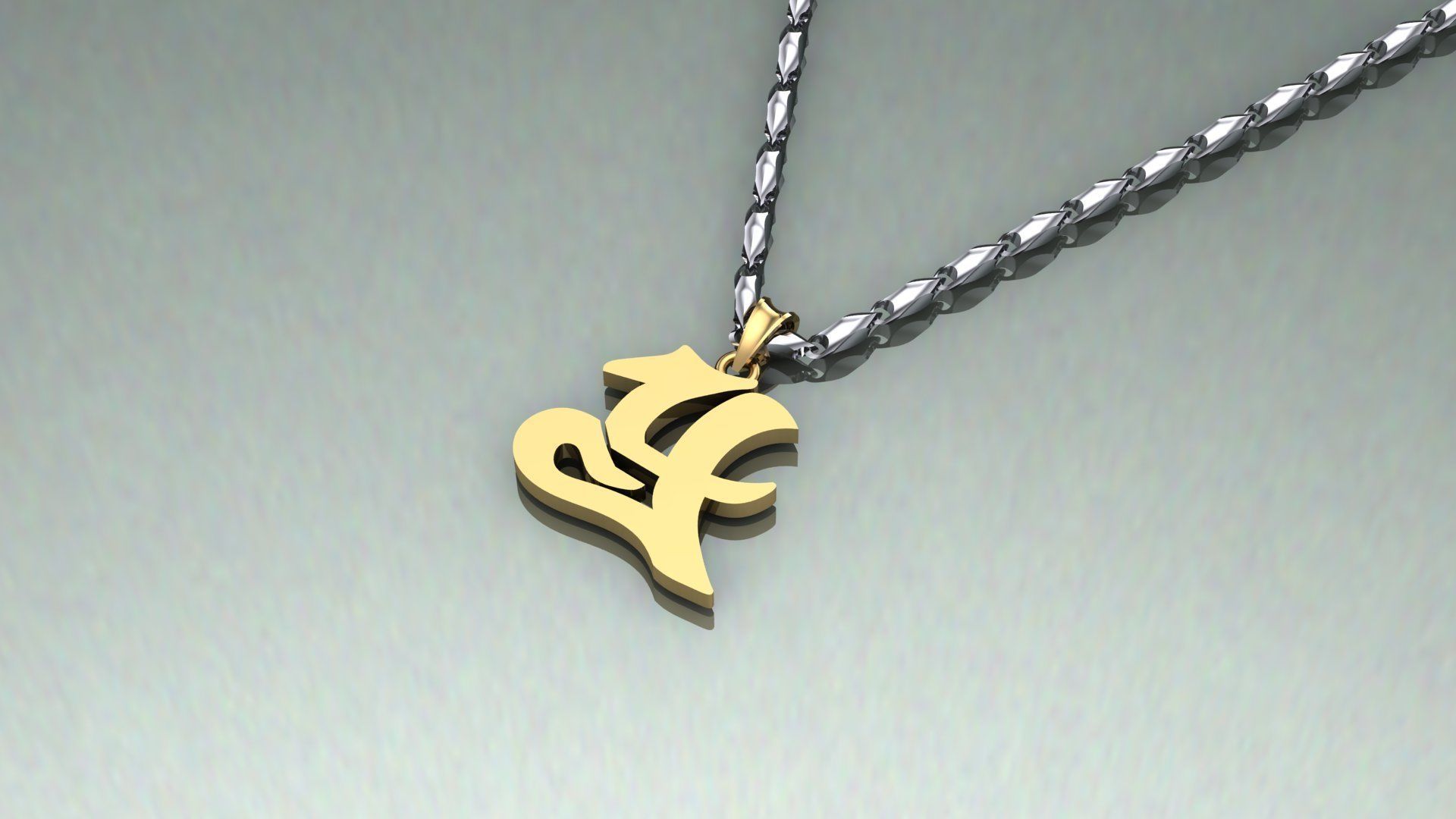 Pendant Y-y1 3D print model_1