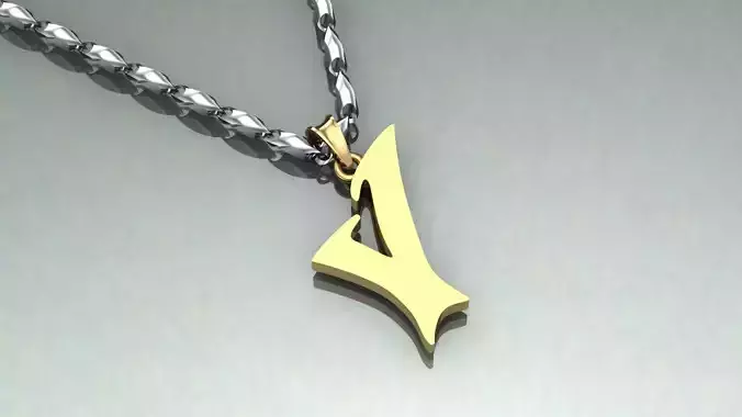 Pendant V-v1 3D print model