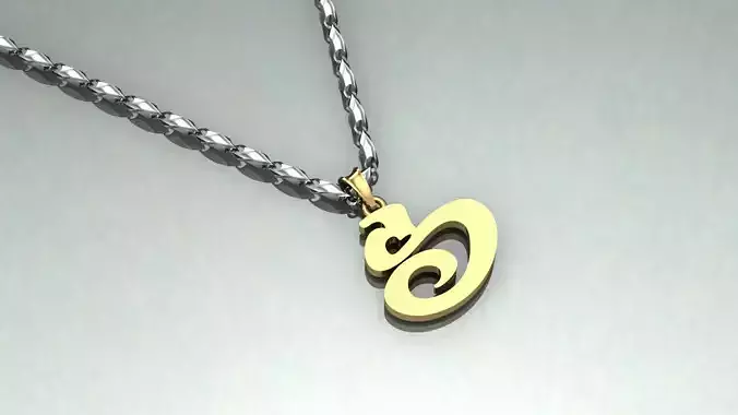 Pendant S-s1 3D print model