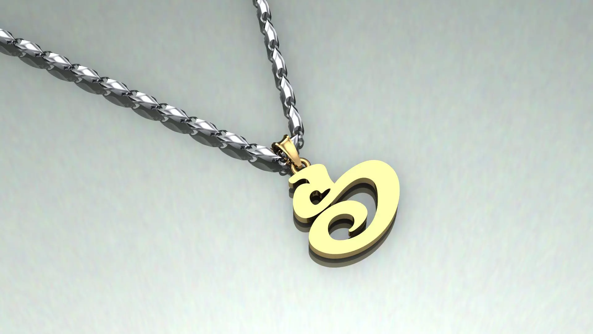 Pendant S-s1 3D print model_0