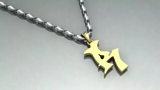 Pendant R-r1 3D print model