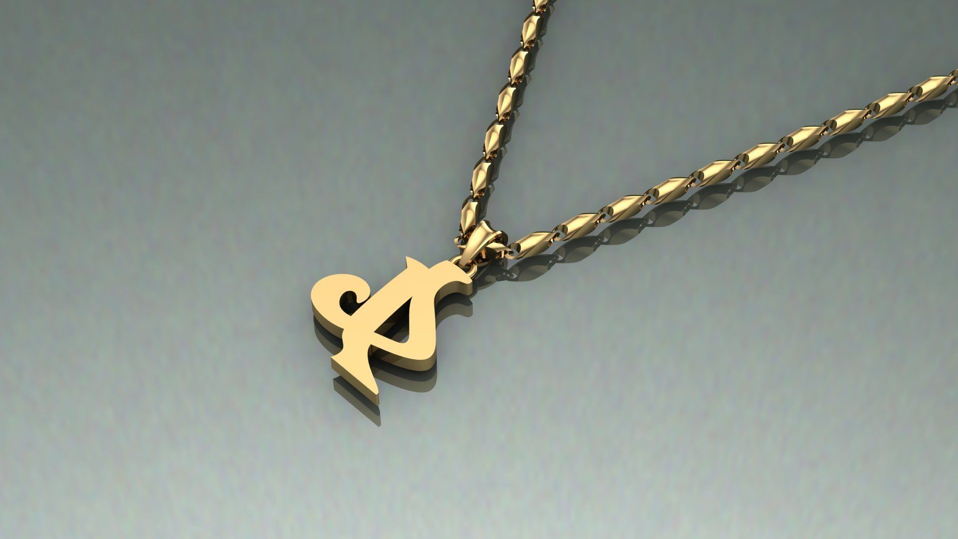 Pendant P-p1 3D print model_4