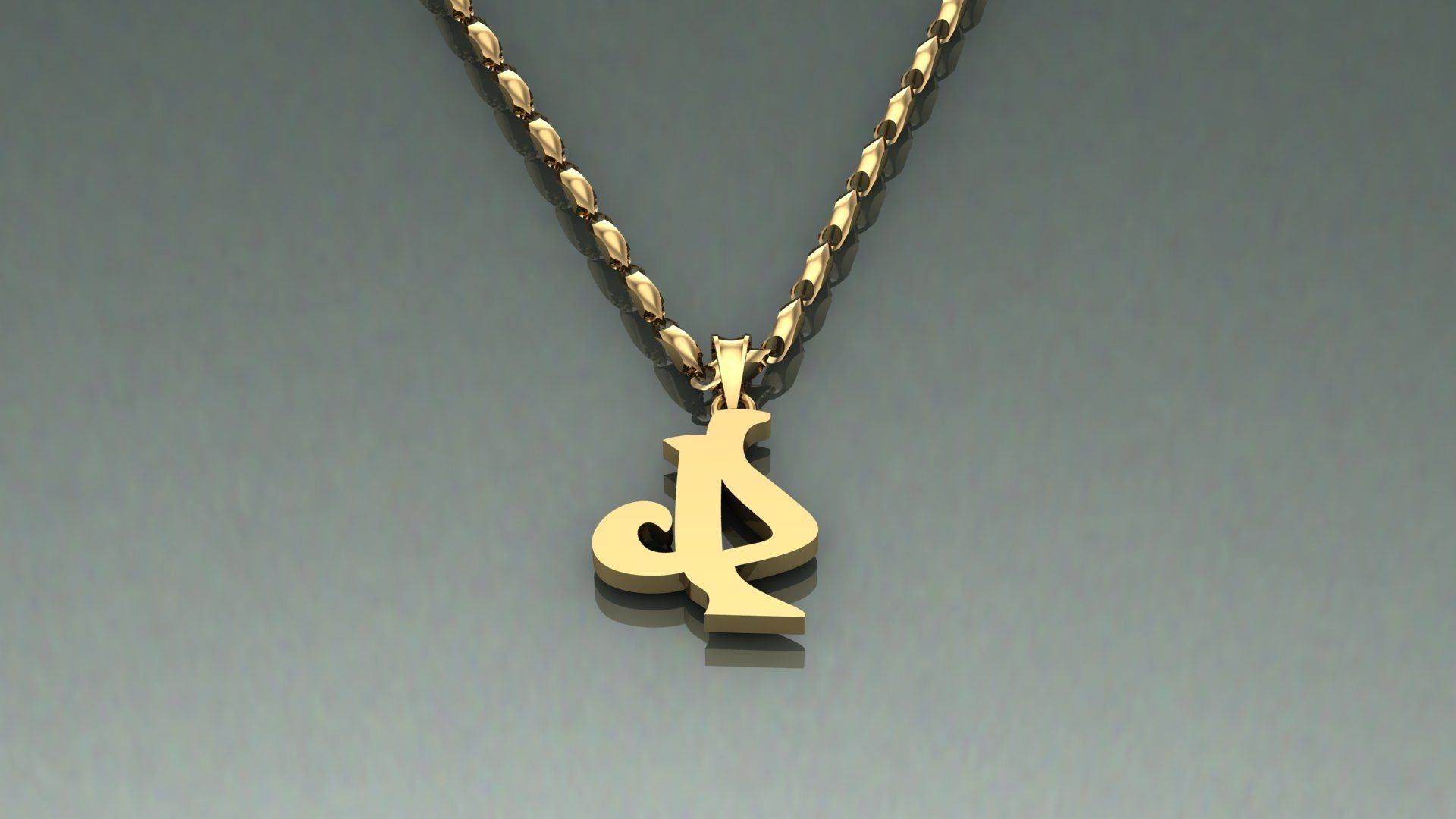 Pendant P-p1 3D print model_2