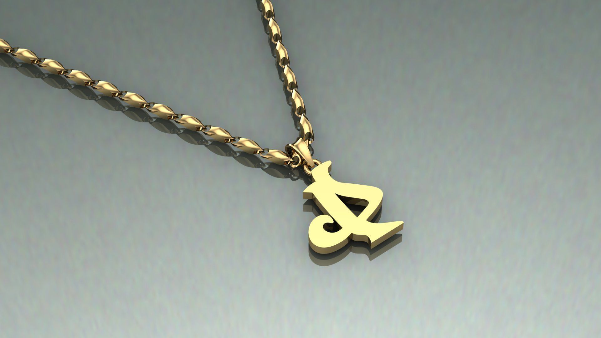 Pendant P-p1 3D print model_3