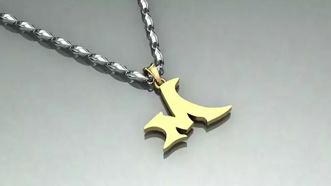 Pendant M-m1 3D print model