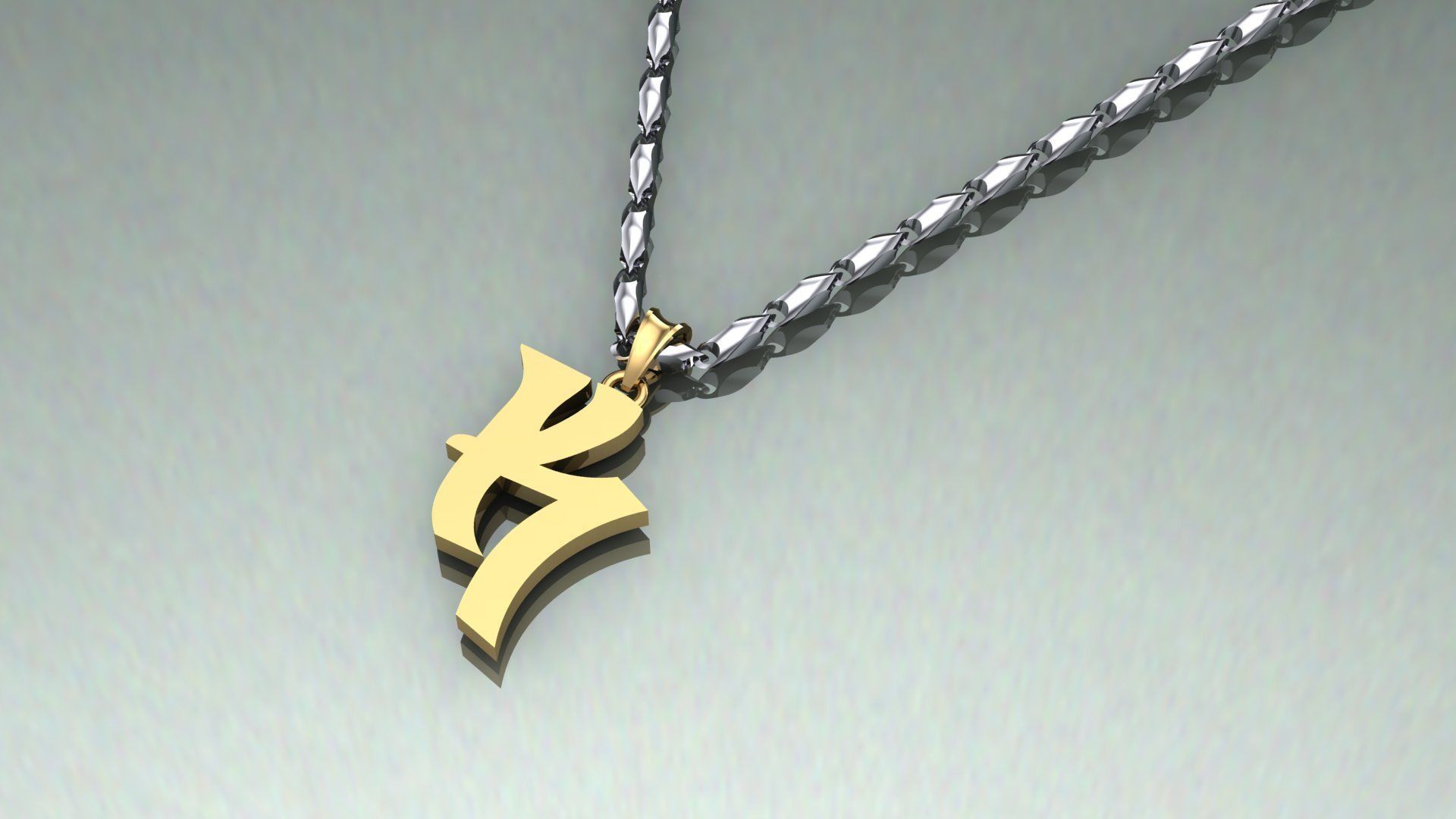 Pendant K-k1 3D print model_1