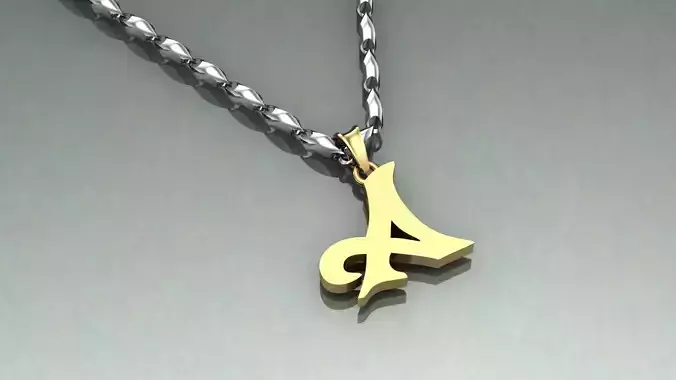 Pendant A-a1 3D print model