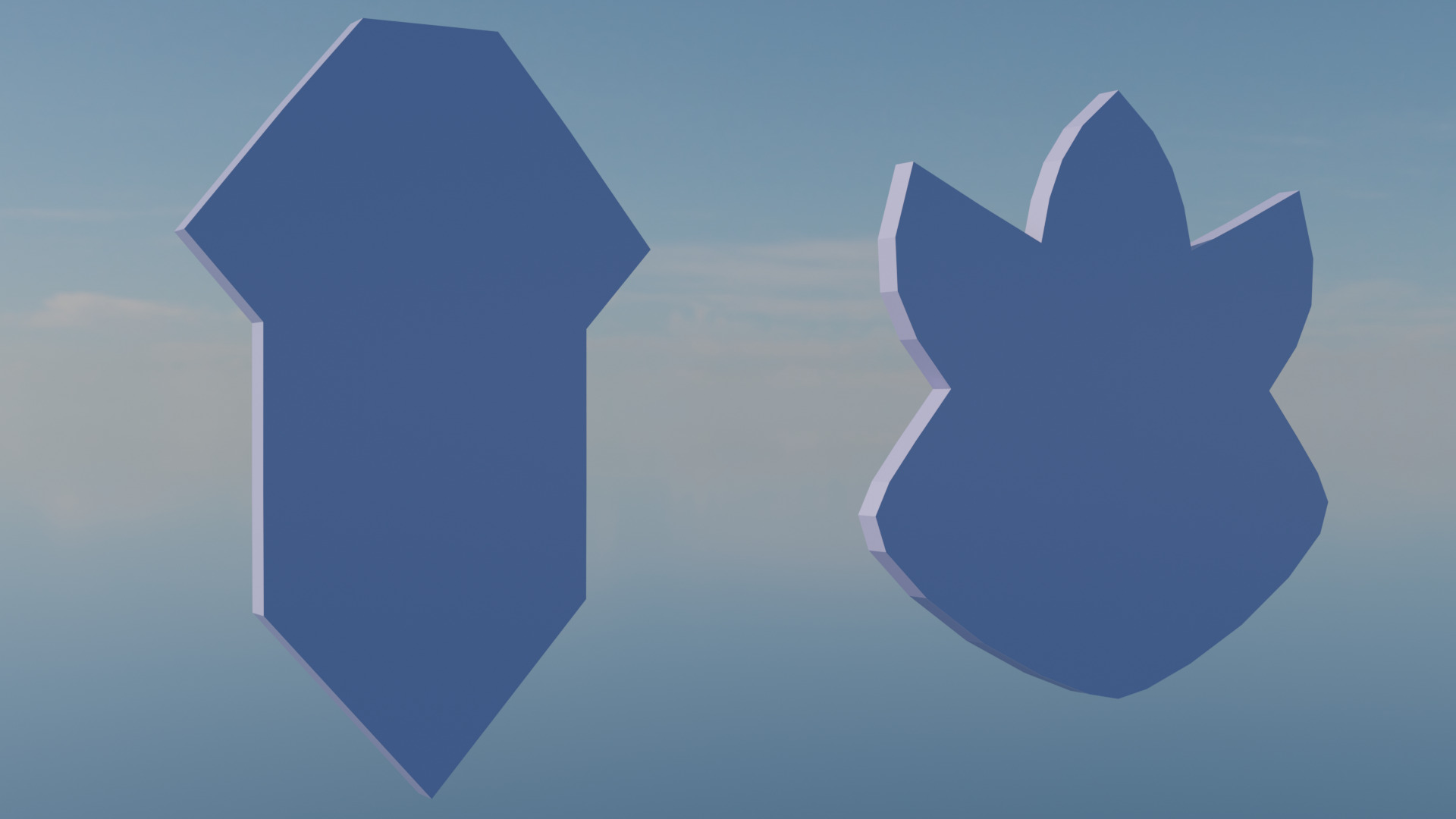 Pokemon Kanto Gym Badges Low-poly 3D model_23
