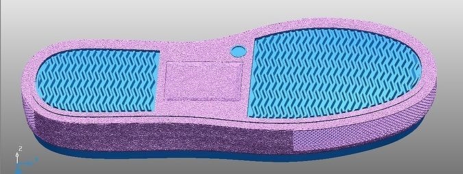 shoes sol ready for printing 3D model