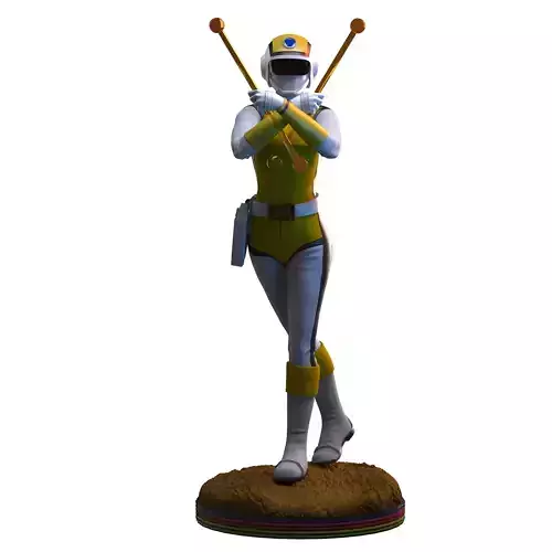 Chounshinsei Flashman - Yellow Flash 3D print model