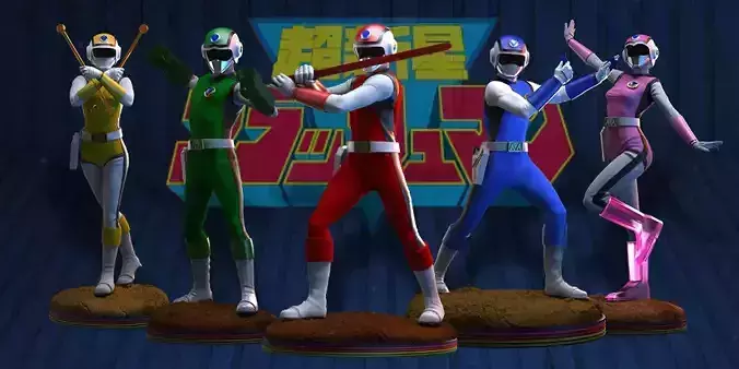 Chounshinsei Flashman  - 3D Printable 3D Model Collection
