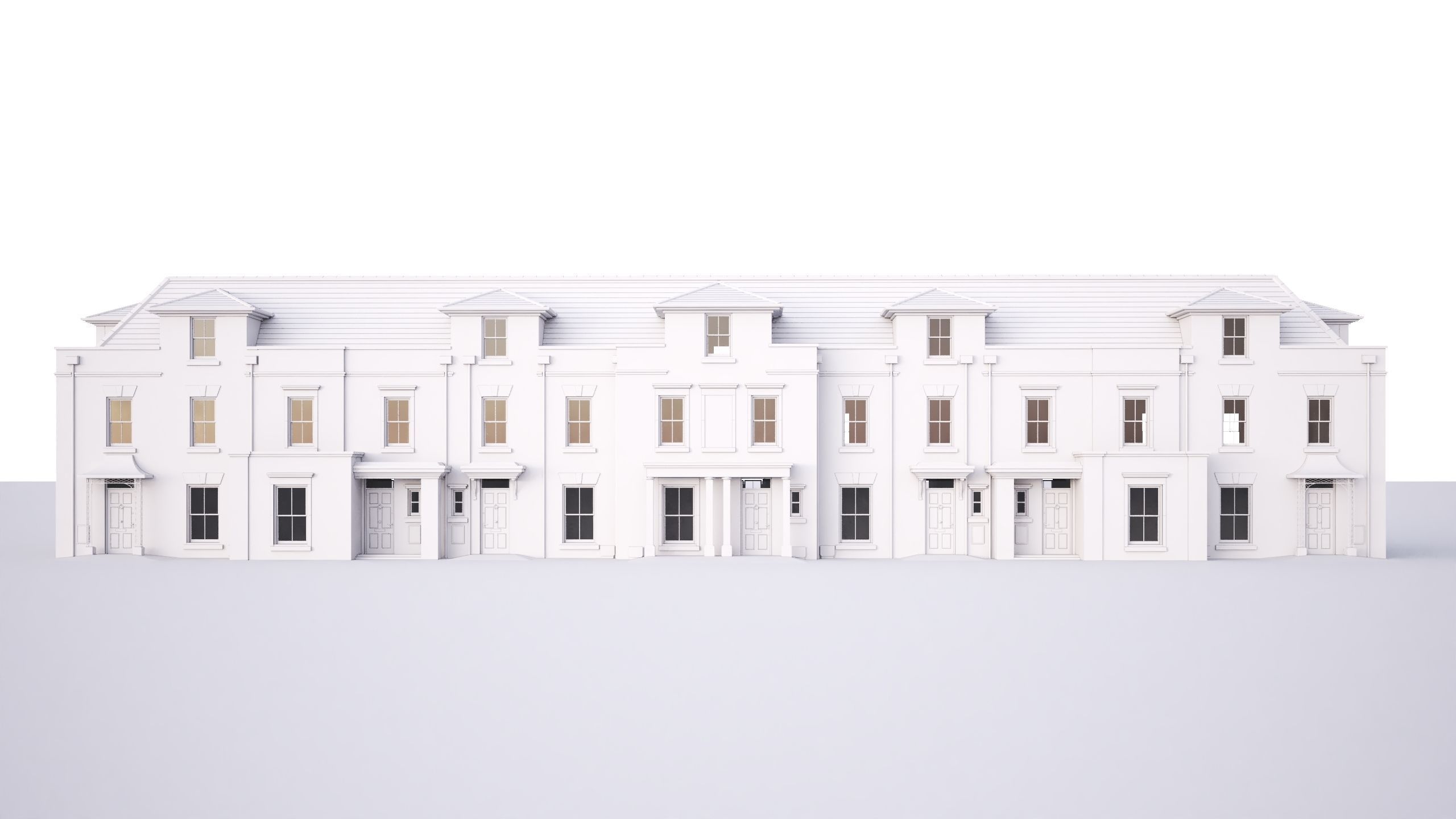 British House Broadoaks B2 3D model_1