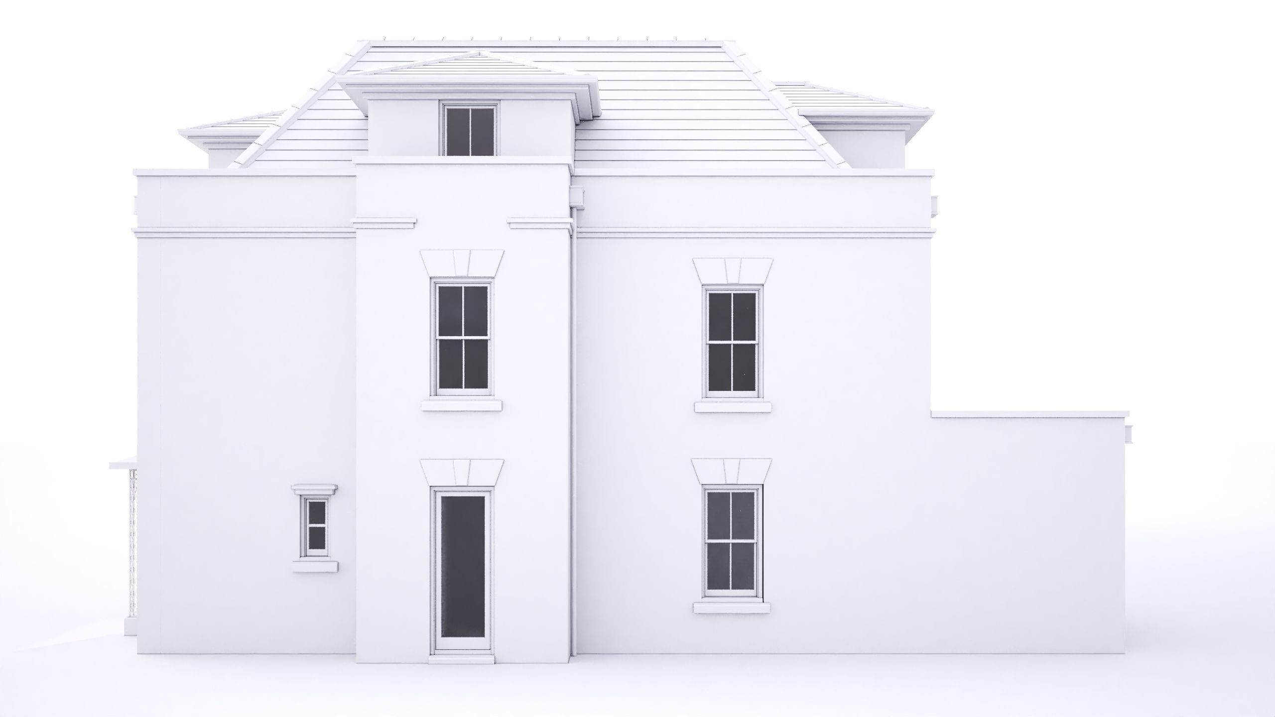 British House Broadoaks B2 3D model_5