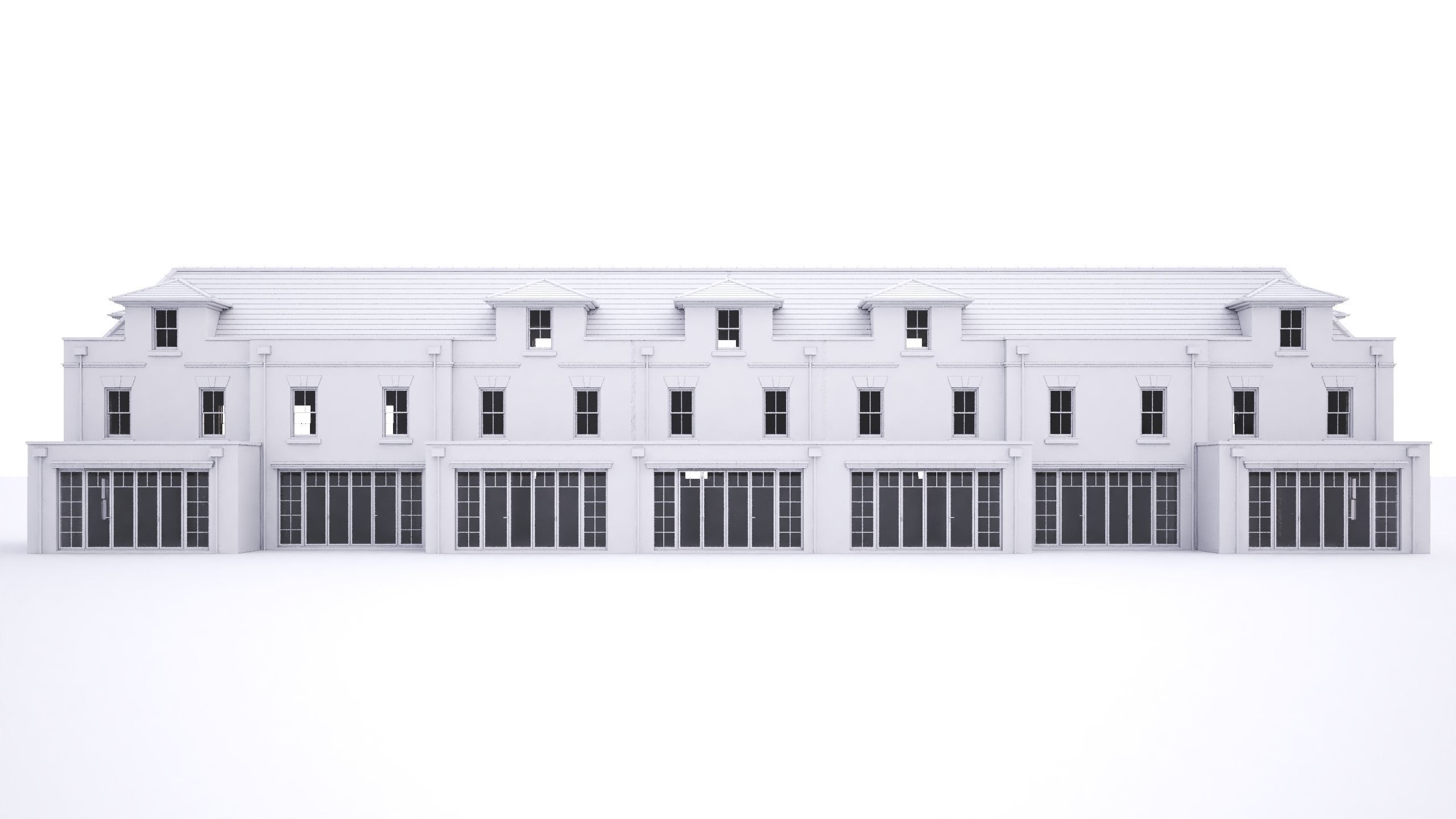 British House Broadoaks B2 3D model_2