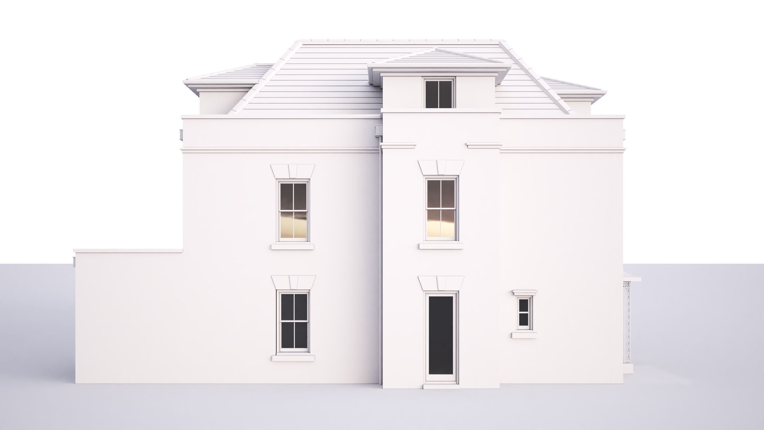 British House Broadoaks B2 3D model_4