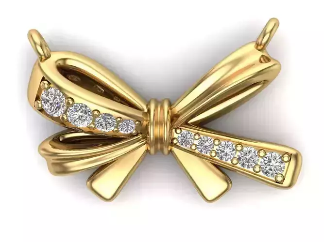 Bow knot pendant
