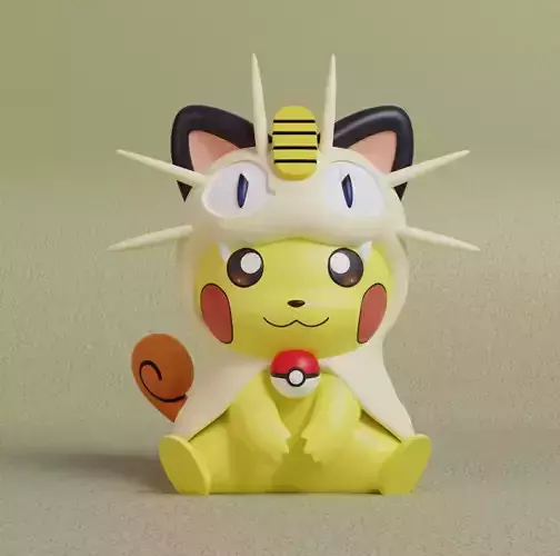 Pokemon - Pikachu Meowth Cosplay 