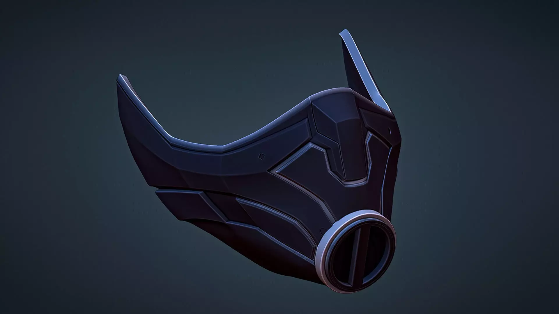 Inspired by Smoke from Mortal Kombat 1 3D print model_0