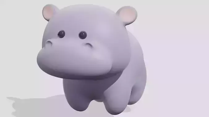 Cute little hippo 