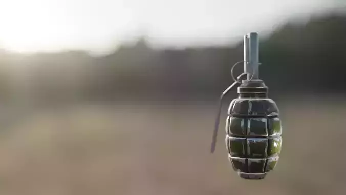 Grenade  Low-poly 3D model
