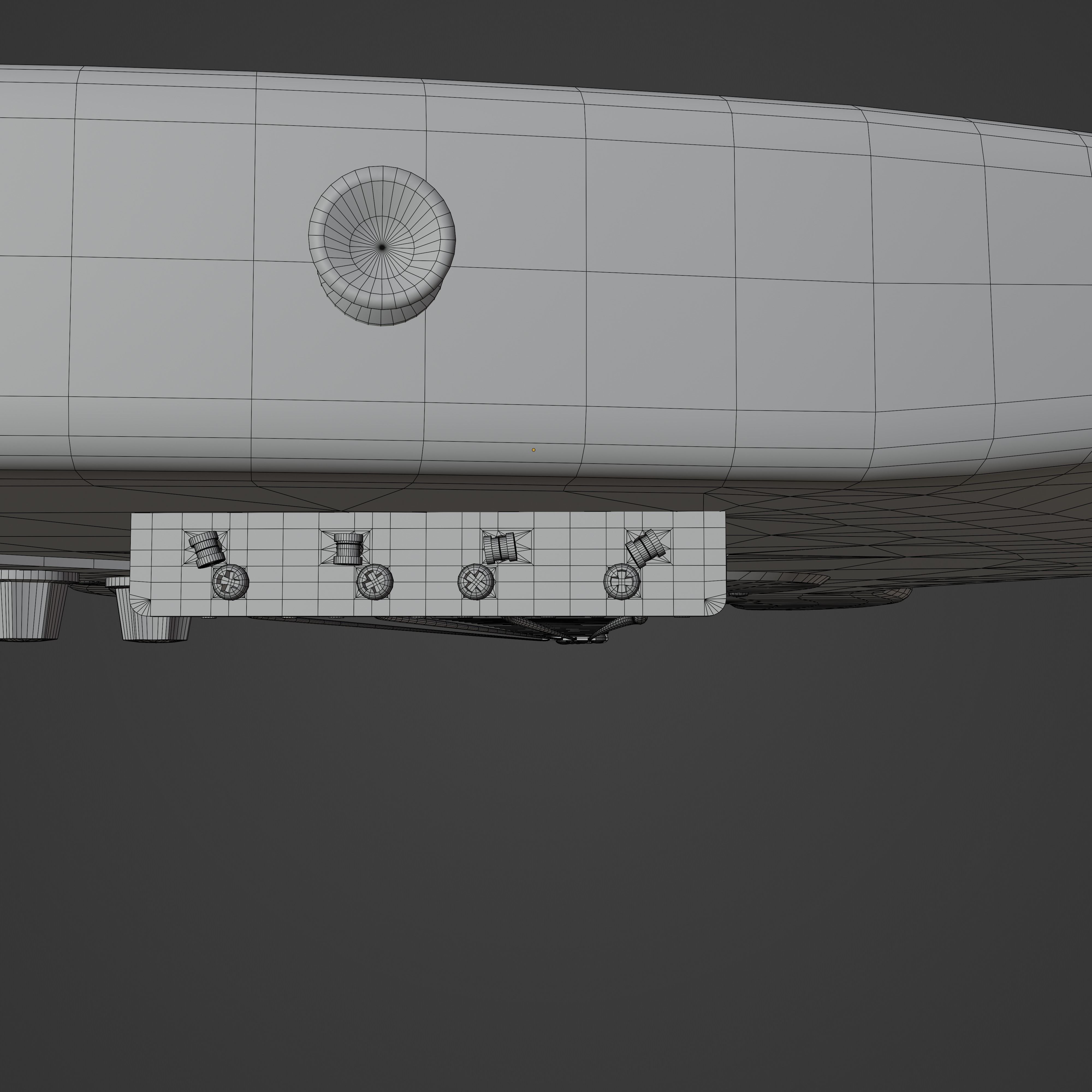 Jazz Bass - 3 Tone Sunburst 3D model_19