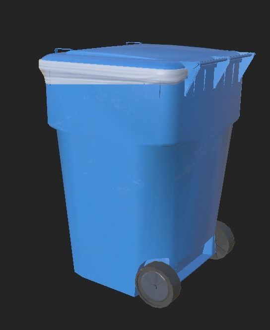 Pack os Trashs Low-poly 3D model_3