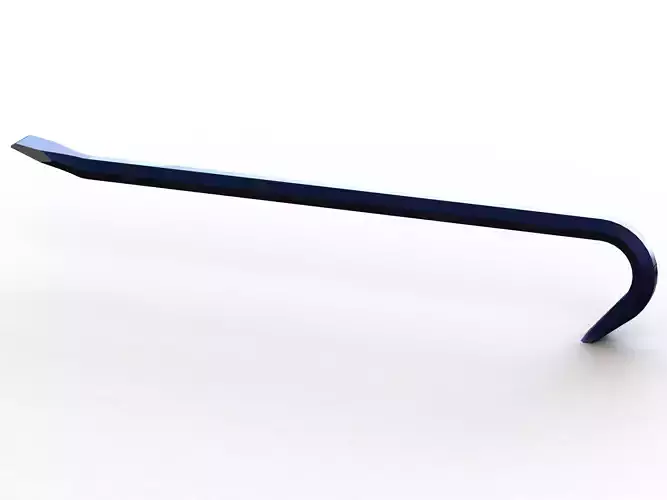 600mm Wrecking Bar 3D model