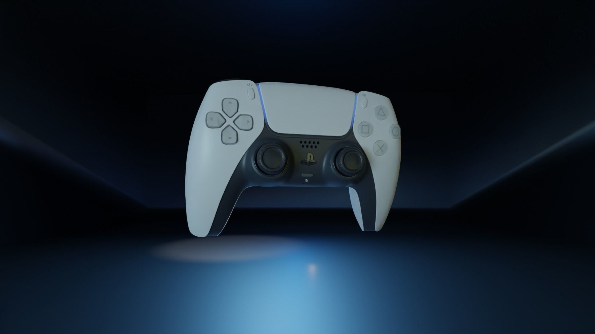 PS5 all product in high quality Low-poly 3D model_9