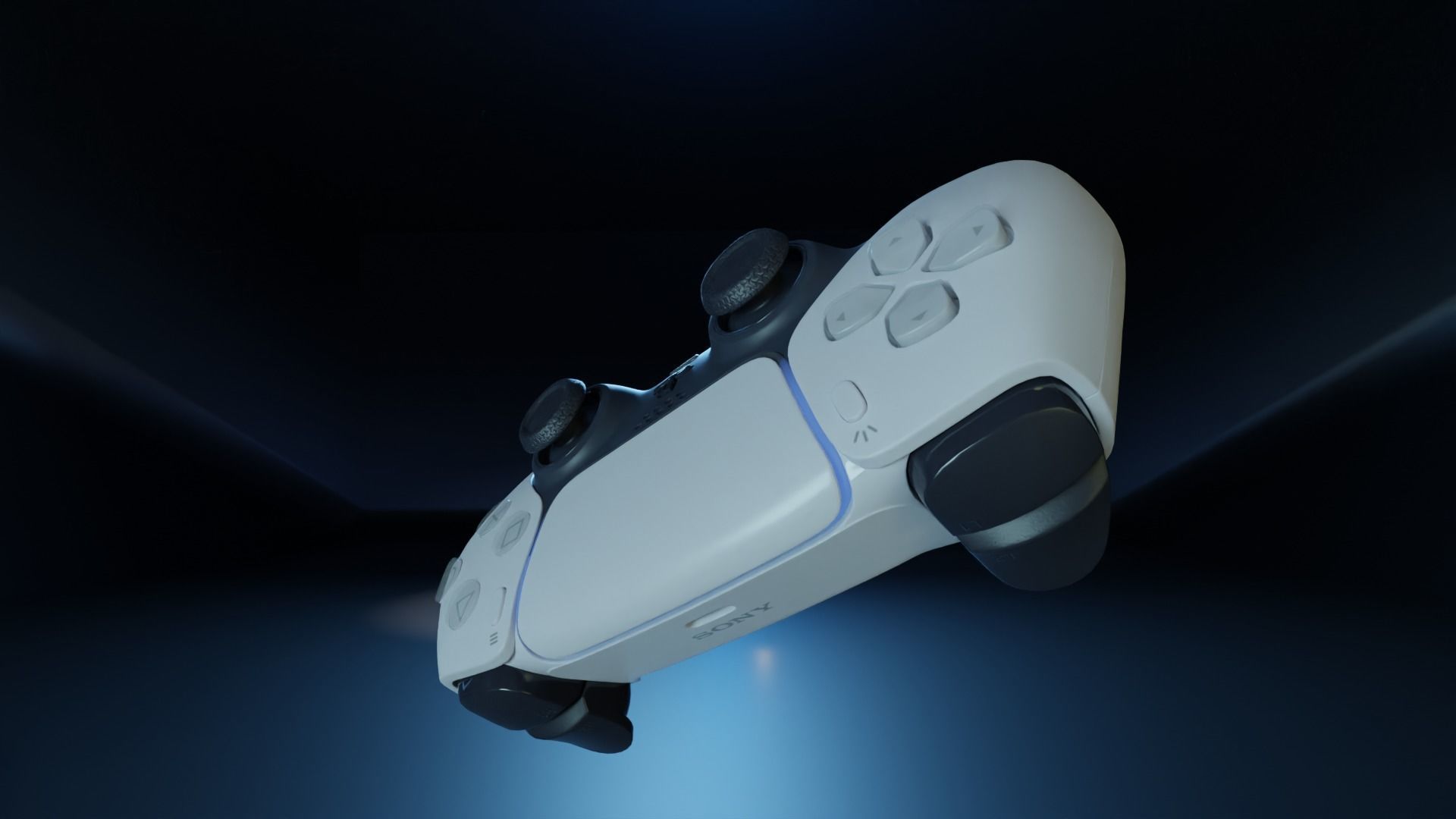 PS5 all product in high quality Low-poly 3D model_10