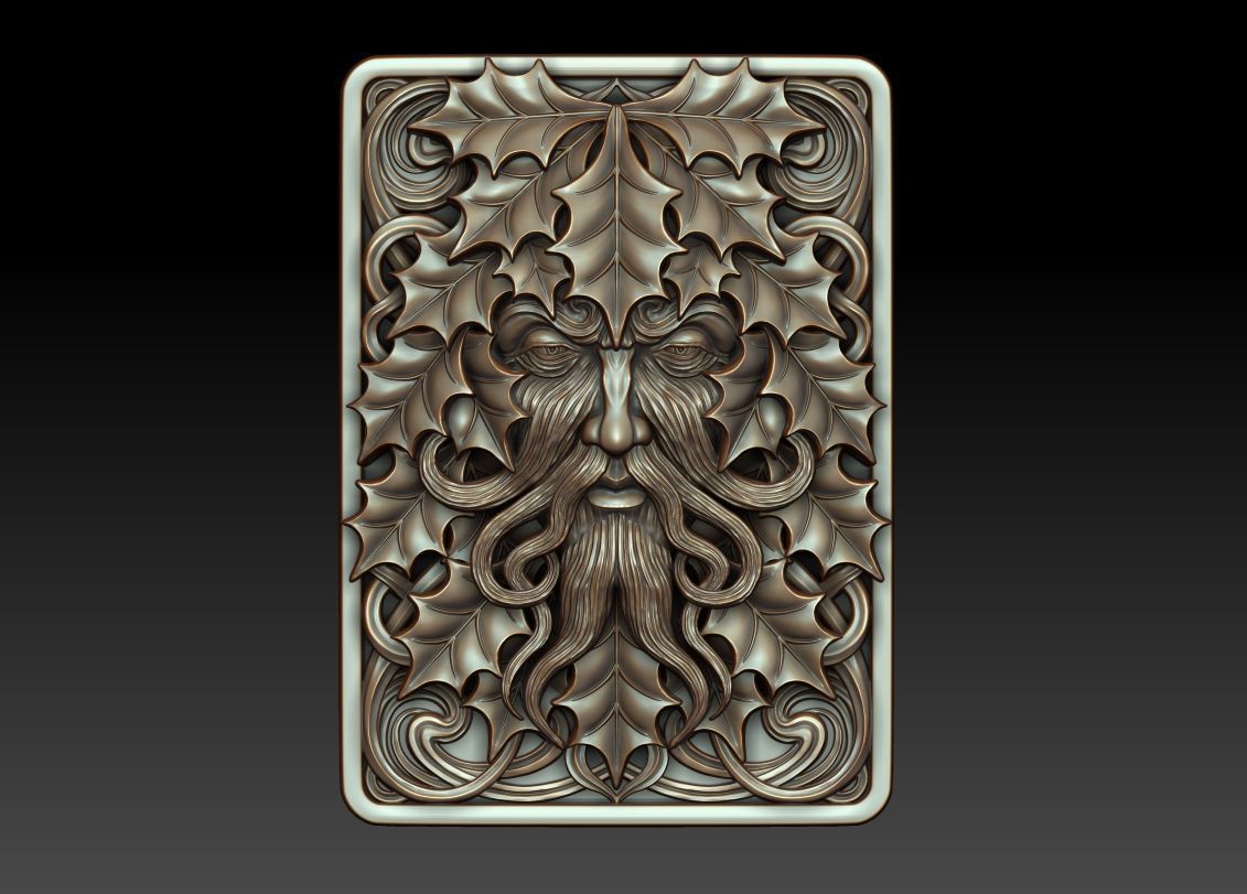 Greenman 14 3D print model_11