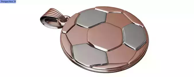Soccer Ball Pendant necklace Charm sports jewelry