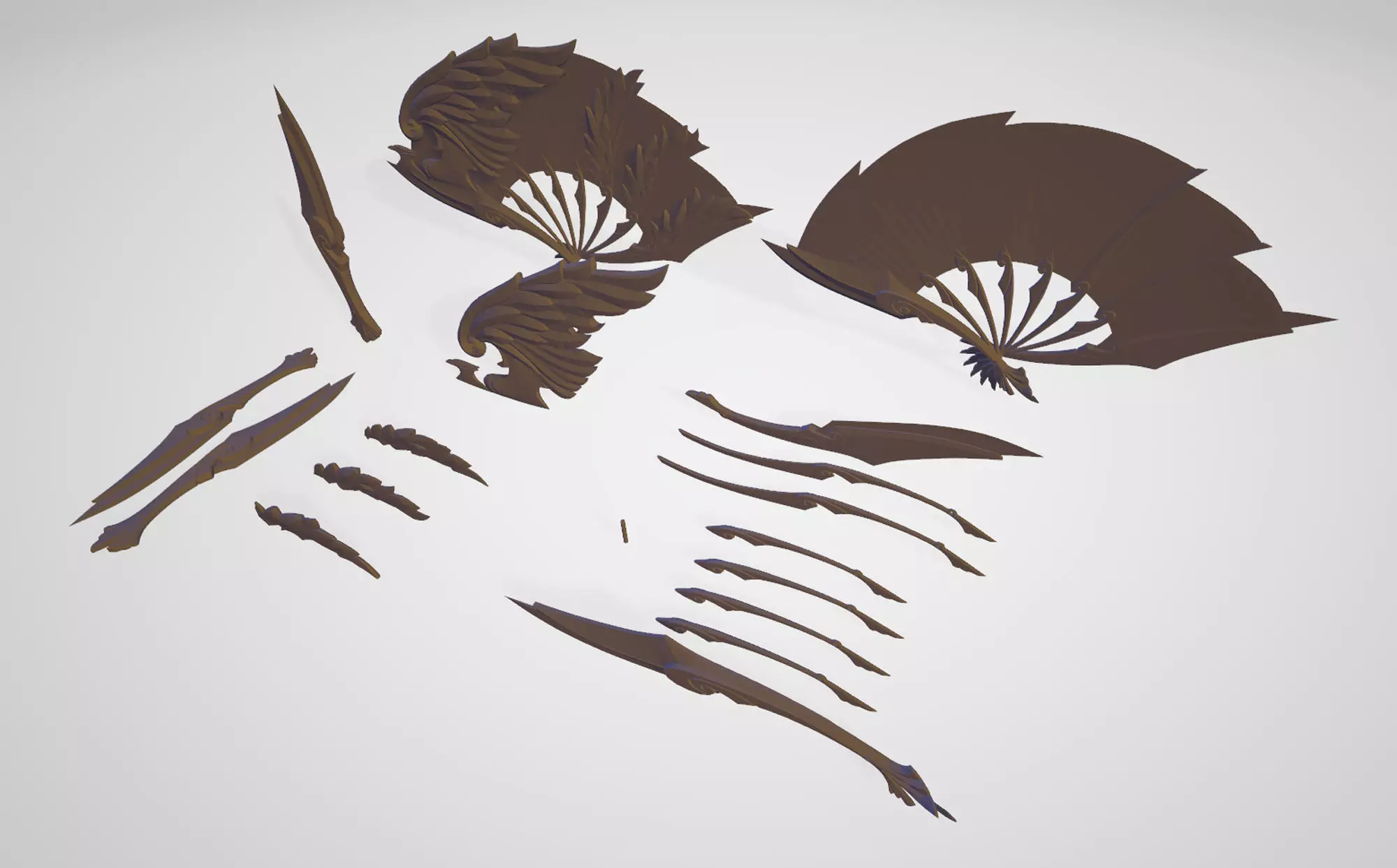 Valorant Ignite Fan Movable Files STL 3D print model