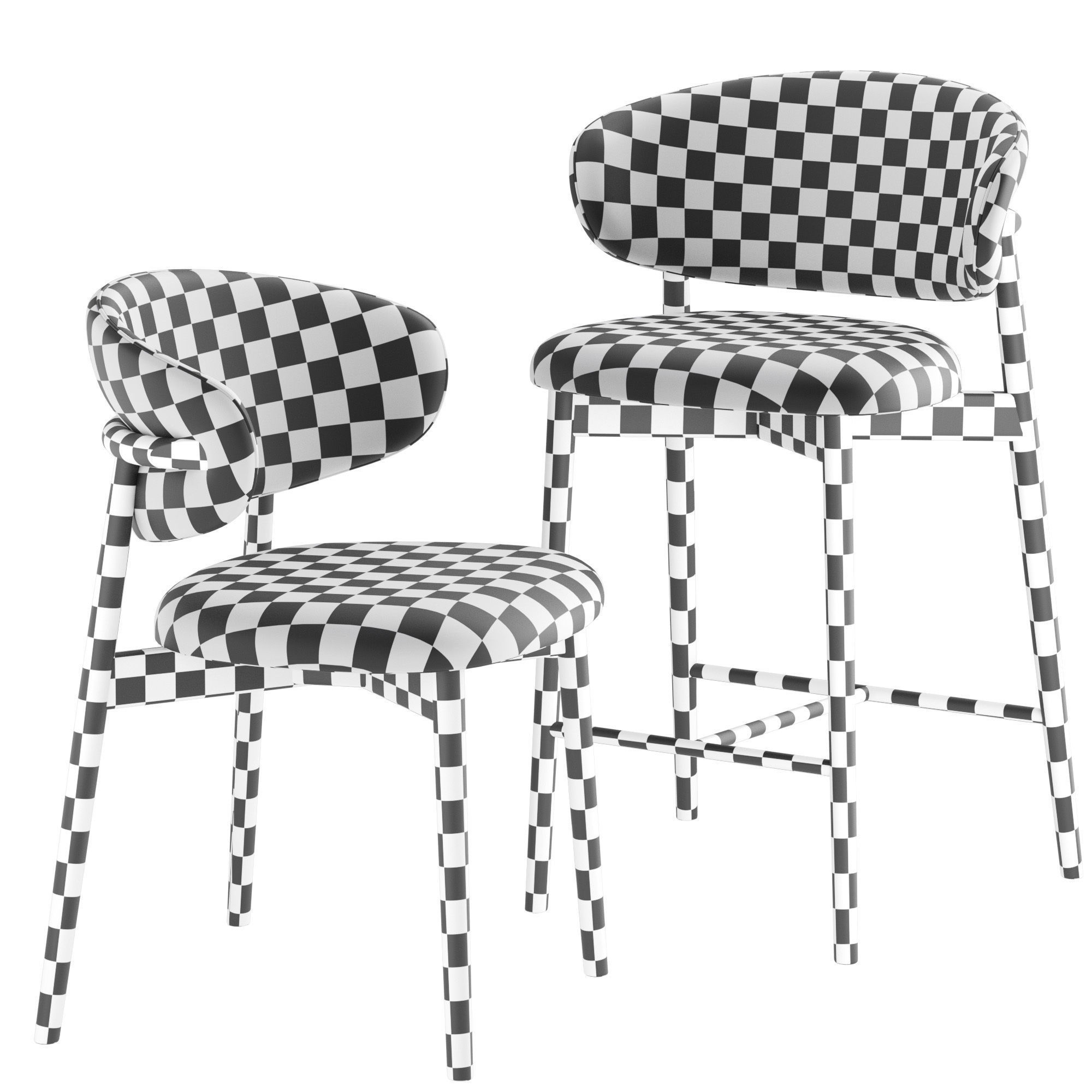 Home chairs and stools OLEANDRO Calligaris 3D model_7