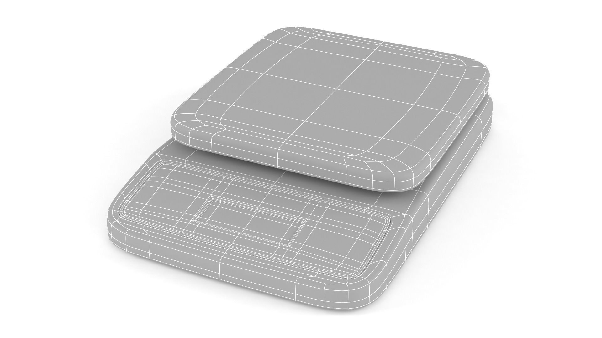 Digital Kitchen Scale 3D model_5