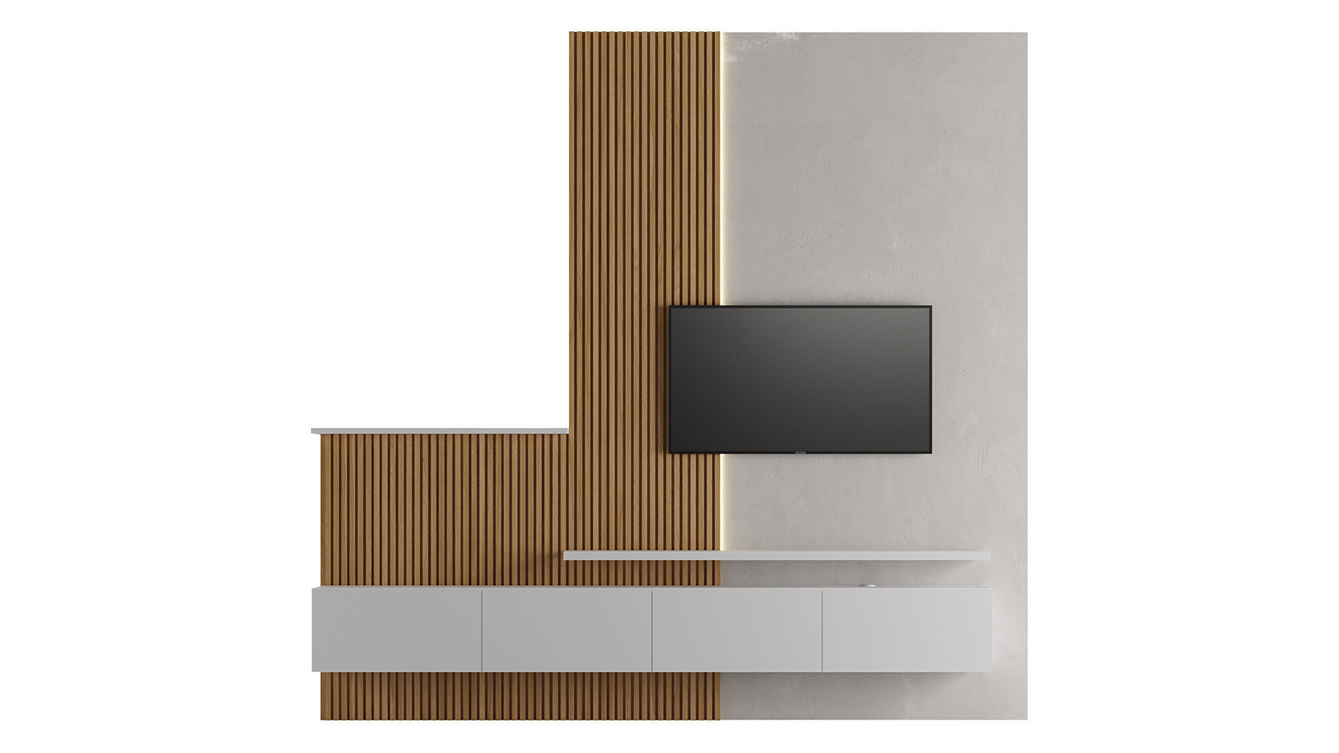 Kitchen Room Furniture TV Stand design by ingriddetalha 3D model_1