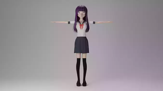 Anime character girl