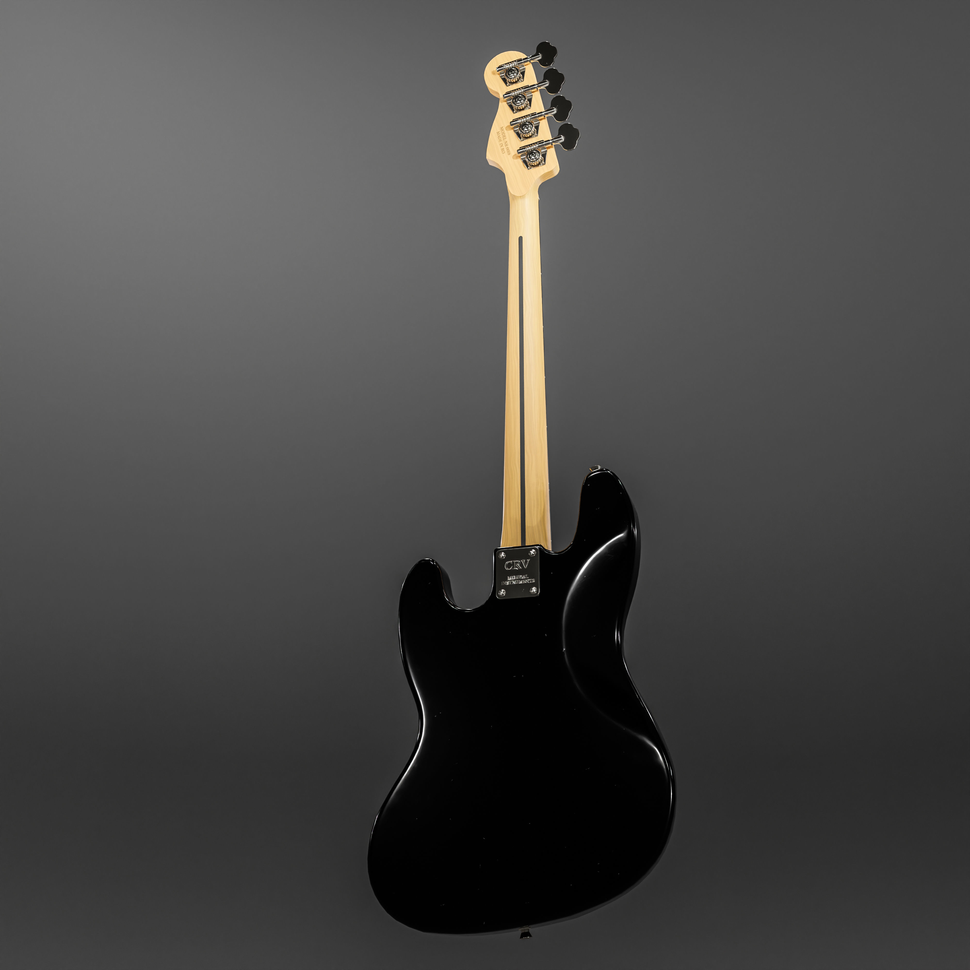 Jazz Bass - Black Low-poly 3D model_1