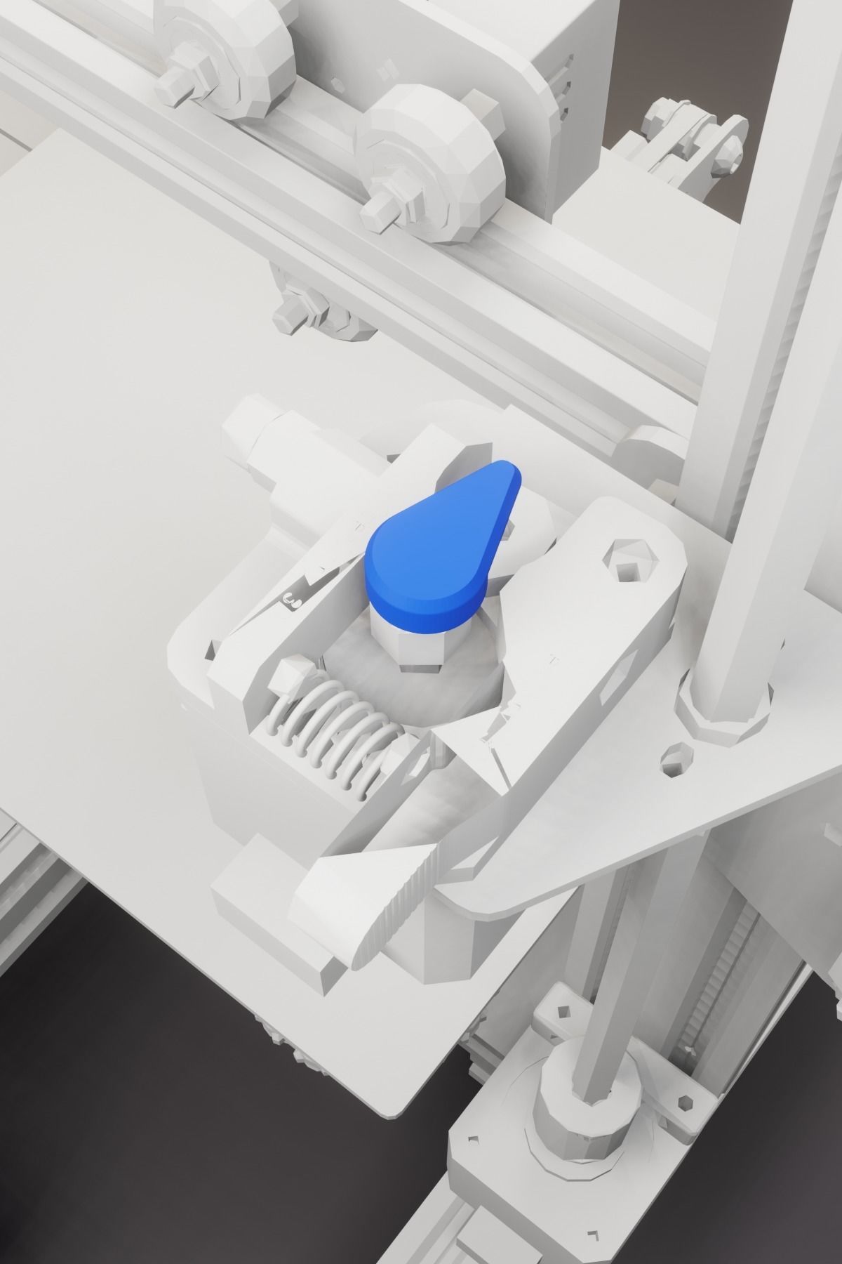 KNOB X AXIS ENDER 3 PRO Free 3D model_3