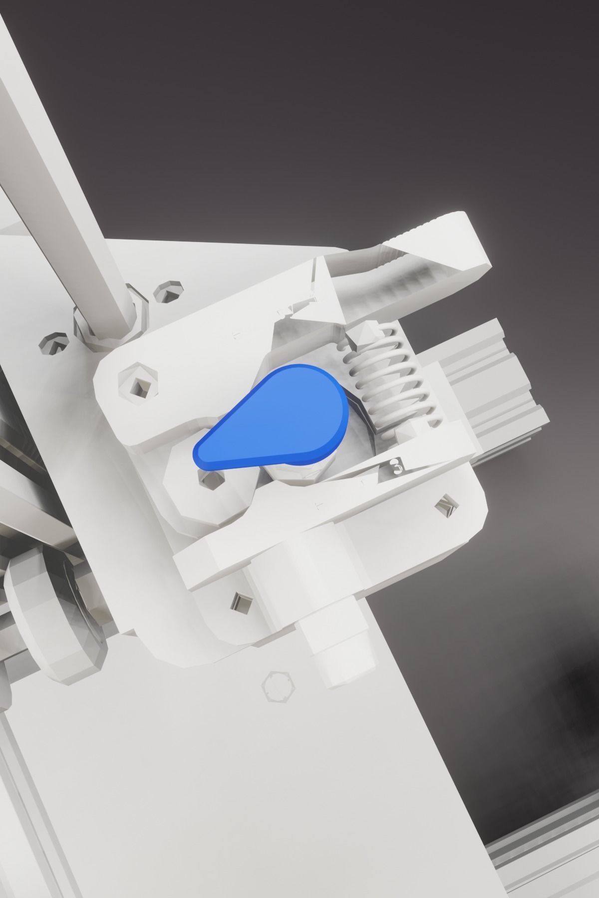 KNOB X AXIS ENDER 3 PRO Free 3D model_2