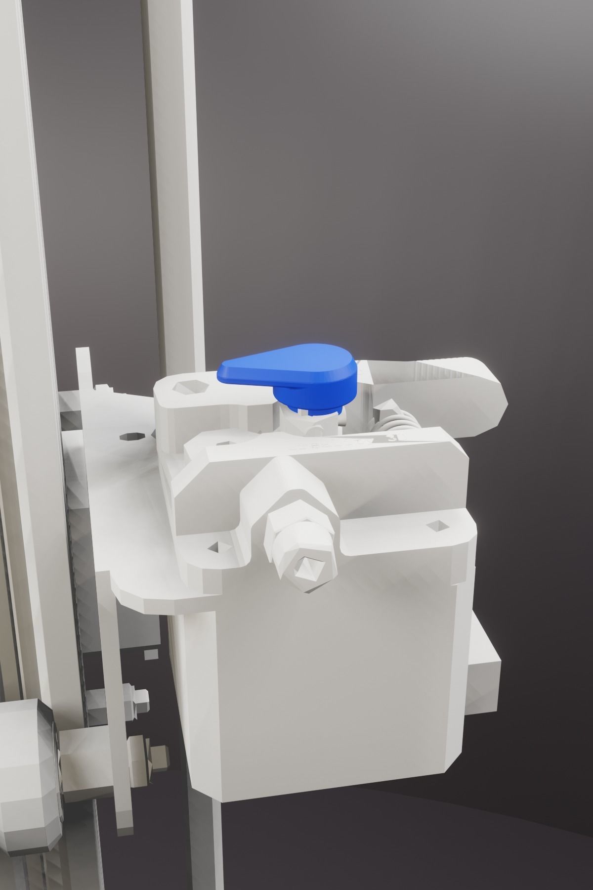 KNOB X AXIS ENDER 3 PRO Free 3D model_1