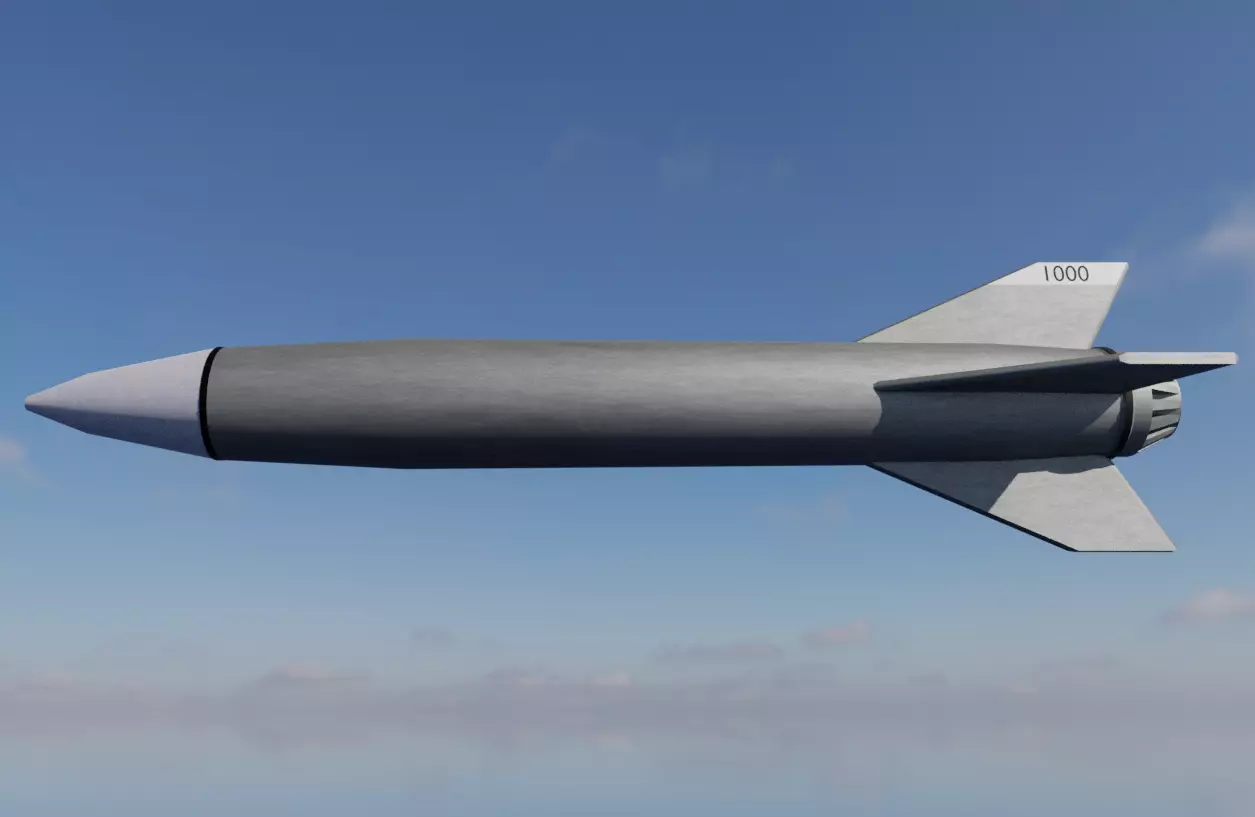 Military Missile 3D model