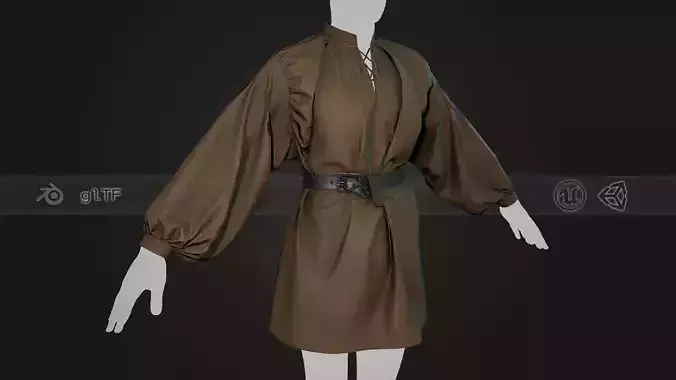 Brown Medieval Shirt