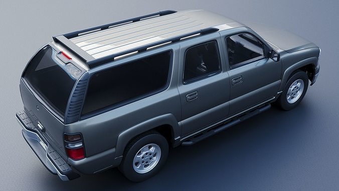 Chevrolet Suburban 2001 3D print model 7