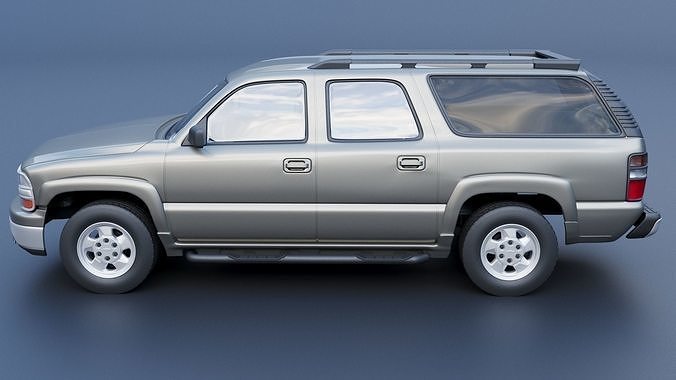 Chevrolet Suburban 2001 3D print model 4