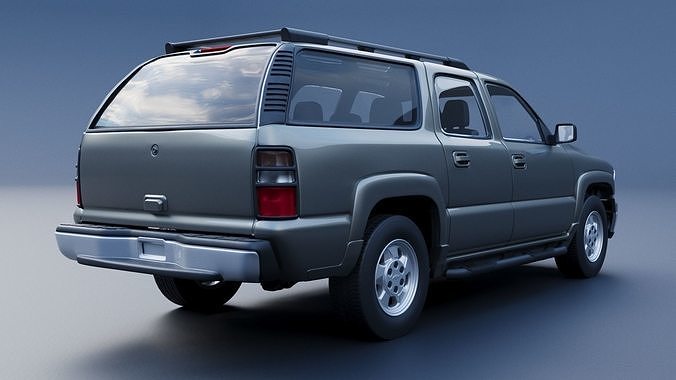 Chevrolet Suburban 2001 3D print model 6