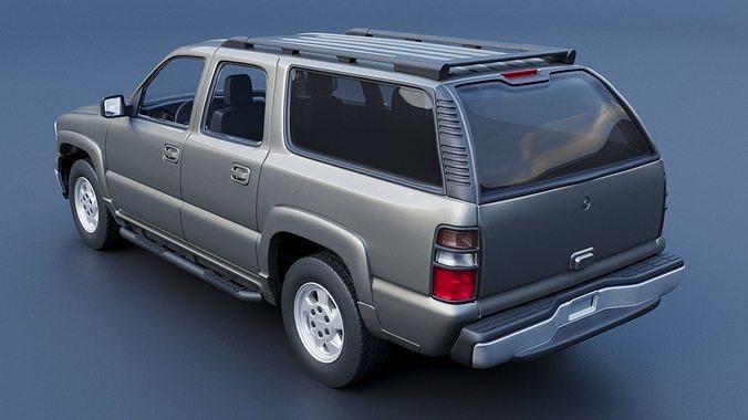 Chevrolet Suburban 2001 3D print model 5
